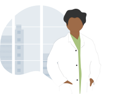 doctor outside of office